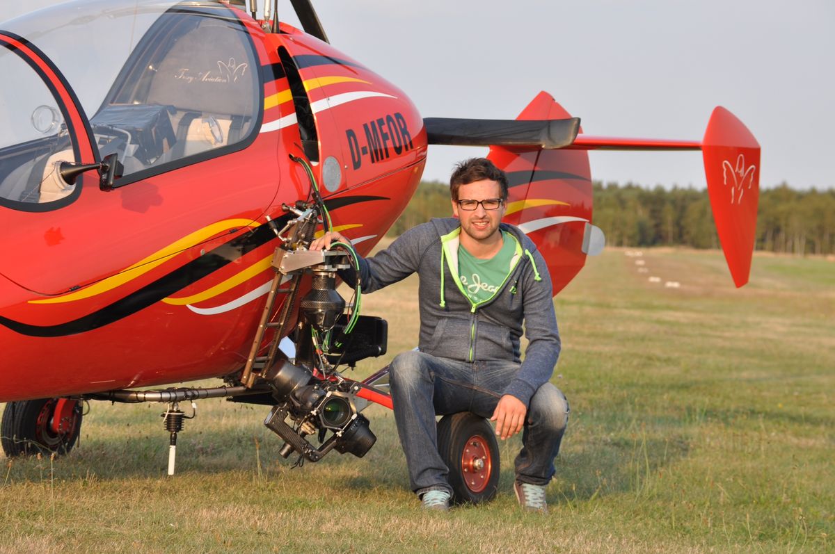 Lukas Steiner mit dem Eaglecopter
