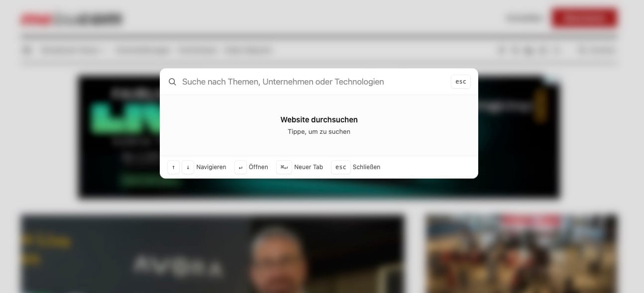 mebucom-Suche
