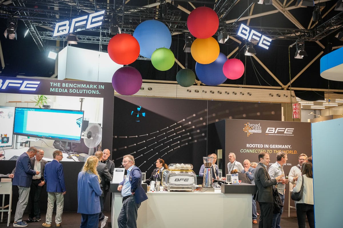 BFE-Stand auf der IBC 2026