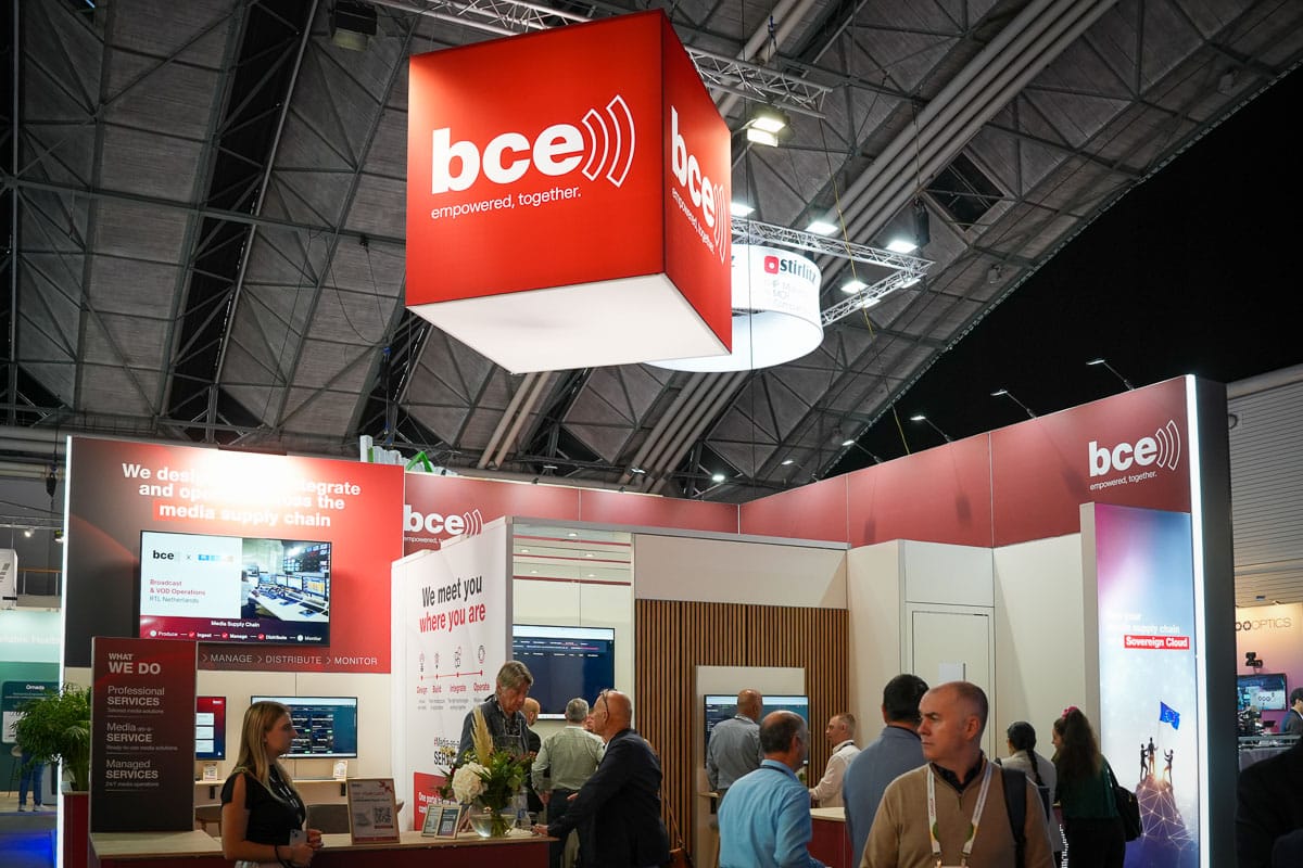 BCE-Stand auf der IBC2026