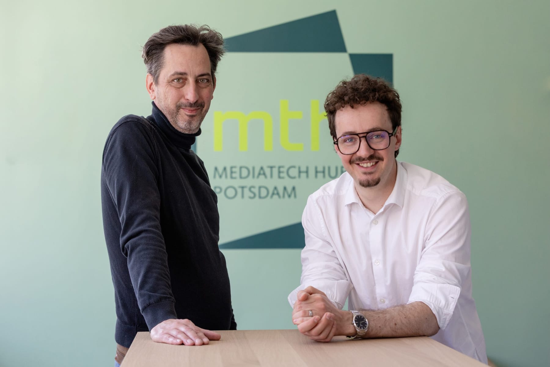 Geschäftsführung der MTH: Peter Effenberg (li.), zusammen mit Felix Briegel 
