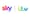 Logos von Sky und ITV