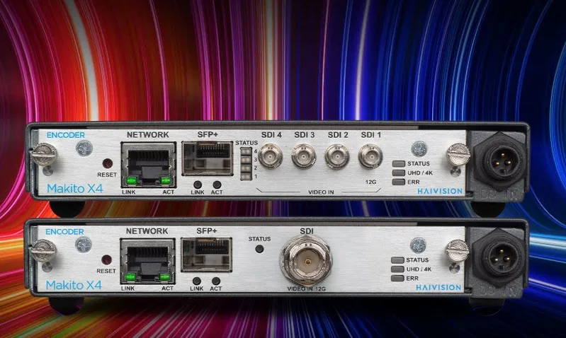 Encoder Hat Haivision optimiert Cloud- und Remote-Produktions-Workflows
