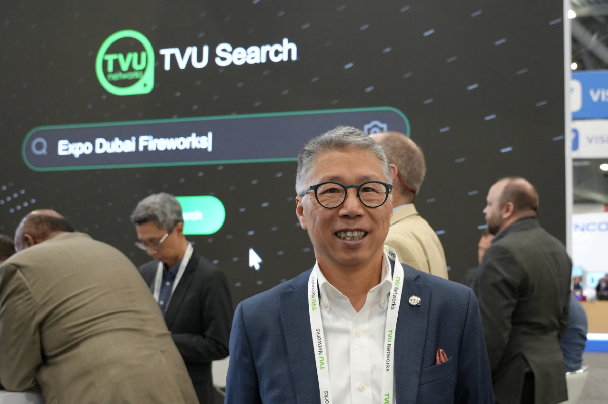 Paul Shen, CEO von TVU Networks