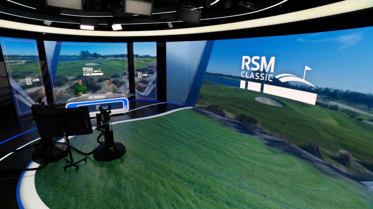 Eines der Studios der PGA TOUR Studios