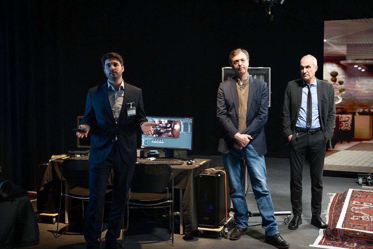 (v.l.). Simon von der Au, Prof. Dr. Siegfried Fößel und Prof. Dr.-Ing. Peter C. Slansky
