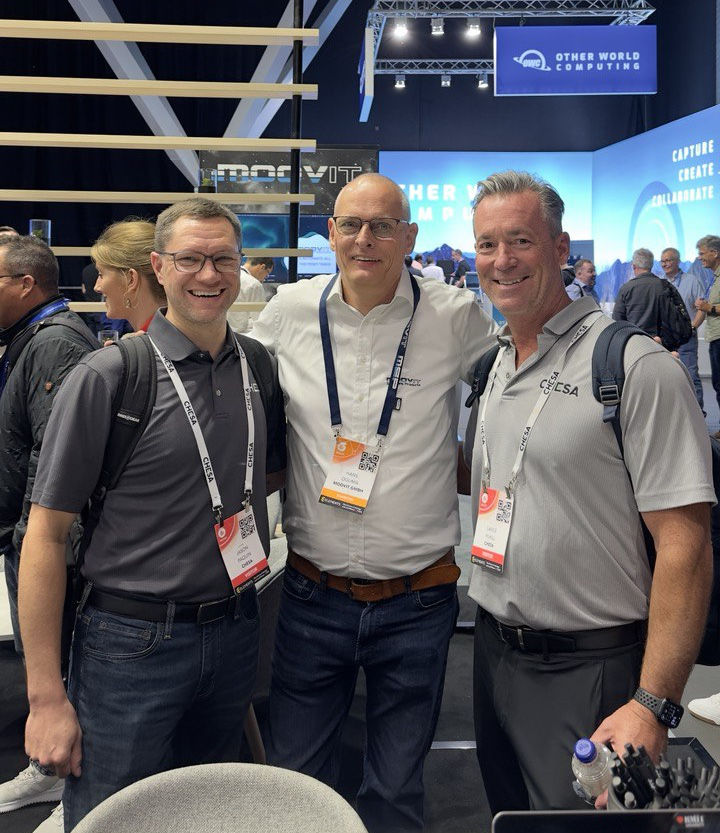 Jason Paquin (CHESA), Hans Douma (MoovIT Software Products), Lance Hukill (CHESA) 