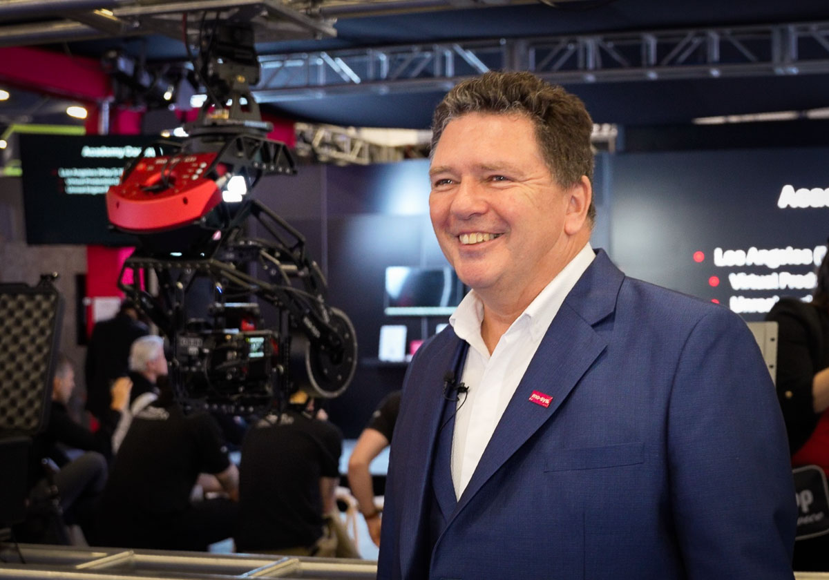 Michael Geissler, CEO von Mo-Sys Engineering, auf der NAB 2025