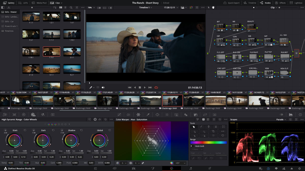 Coloristen werden sich über Chroma Warp, Depth Map v2 und die verbesserte Magic Mask freuen 