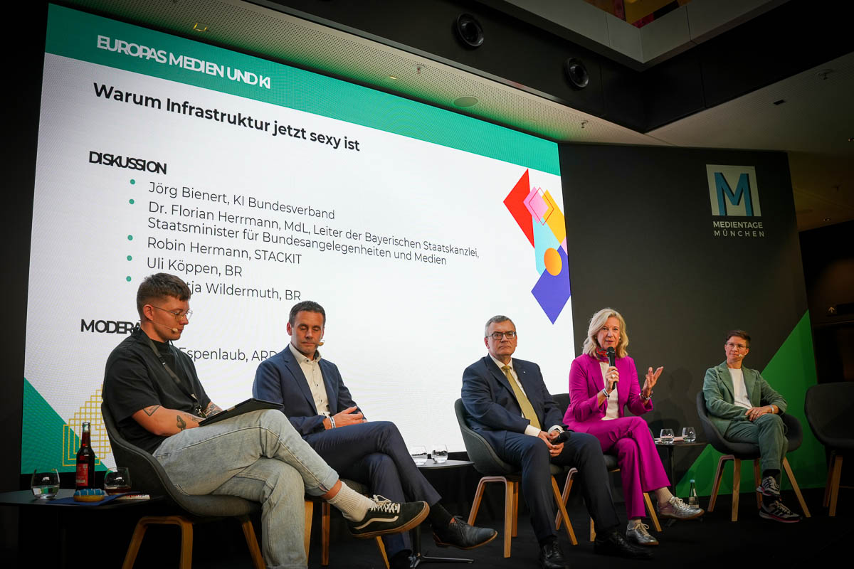 Diskussion über digitale Souveränität auf den Medientagen München