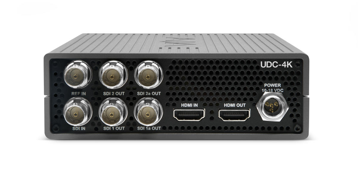 Rückseite des AJA UDC-4K