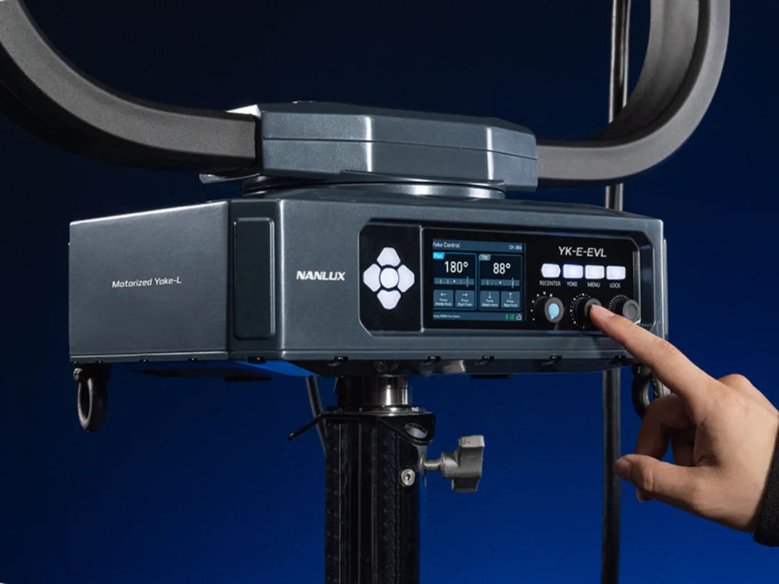 Nanlux, Motorized Yoke Bedienpanel