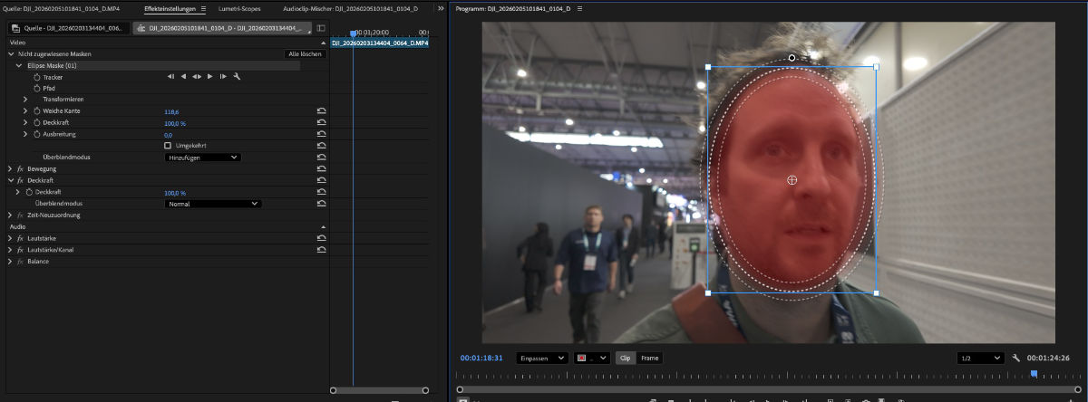 Ellipsenmaske Premiere Pro