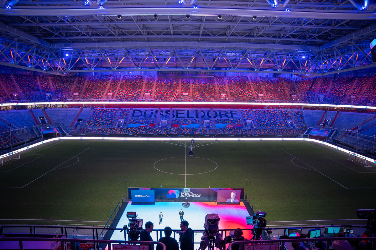 Eindruck von der SportsInnovation 2026: Stadion