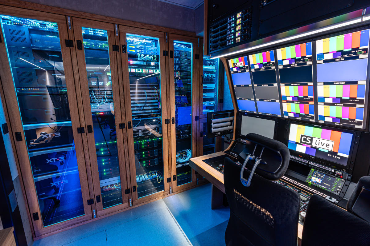 MediorNet MicroN UHD Nodes im CS live Ü-Wagen