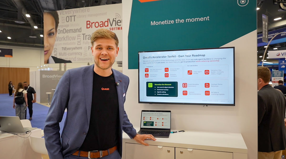 Fares Birke von Qvest auf der NAB 2026
