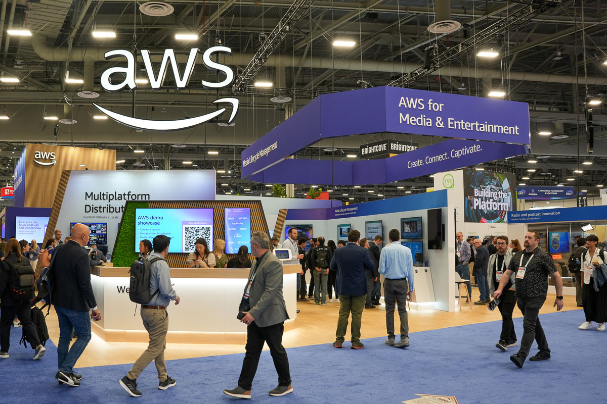 AWS Stand auf der NAB 2026