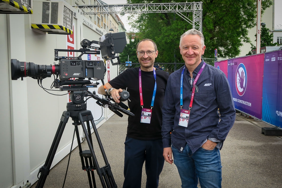 David Bermbach (CPO bei ARRI) und Florian Rettich