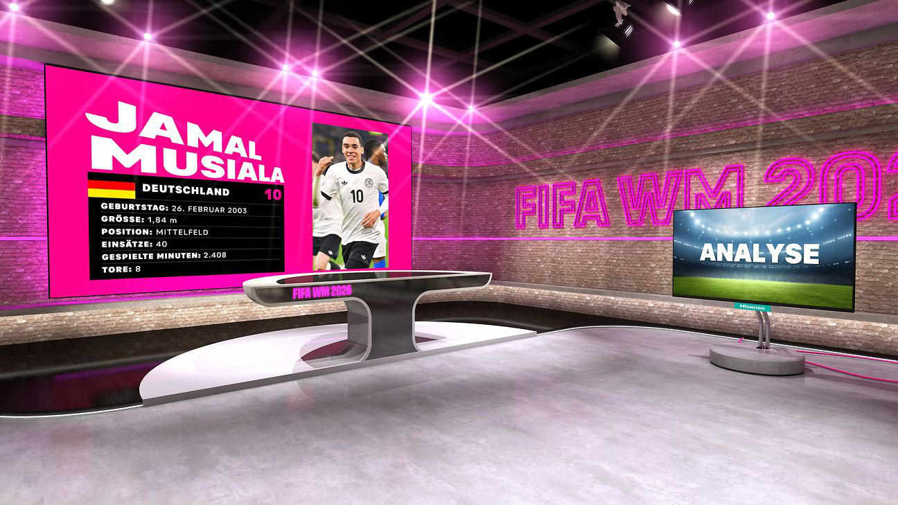 WM-Studio von MagentaTV in Ismaning.