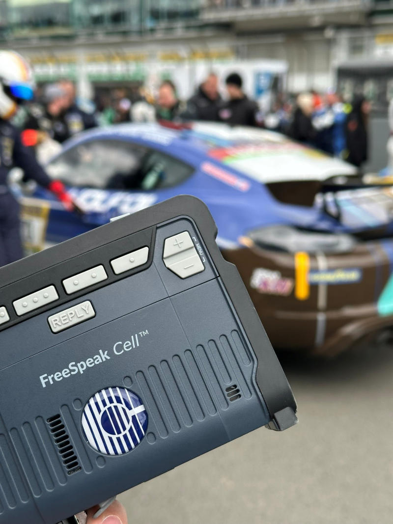 Clear-Com FreeSpeak Cell Intercom-System beim 5G-Test am Nürburgring