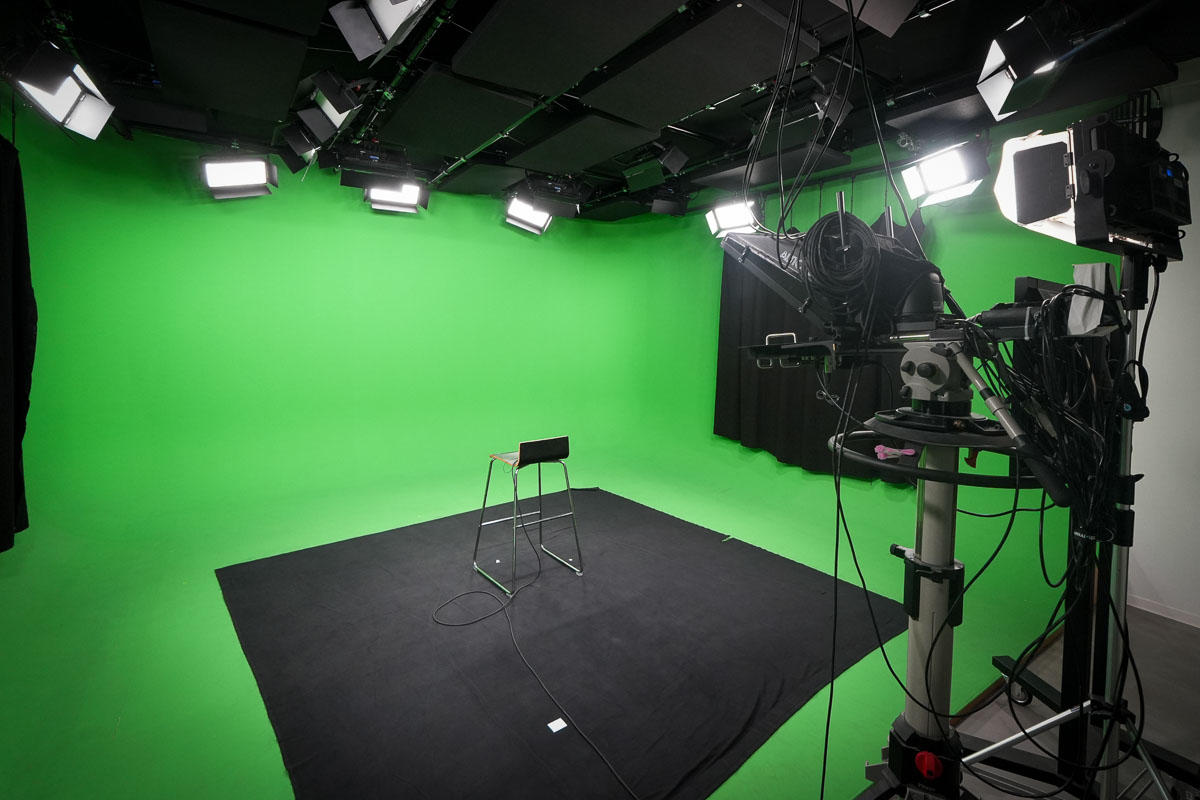 münchen.tv Greenscreen-Studio