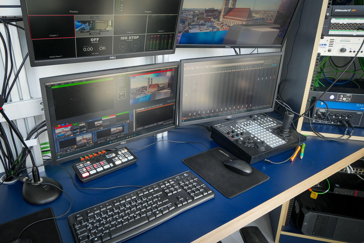 vMix-Regie von münchen.tv