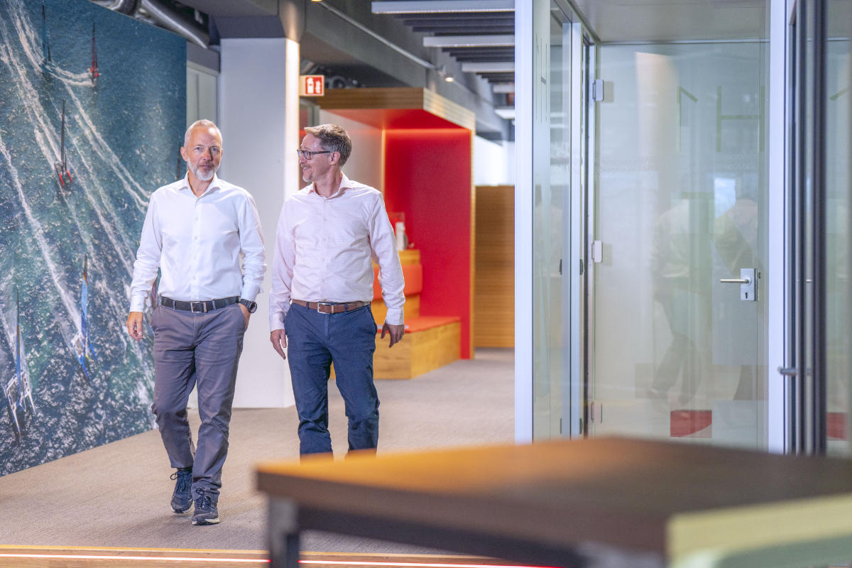 Lutz Rathmann und Anthony Zuyderhoff, Riedel Communications