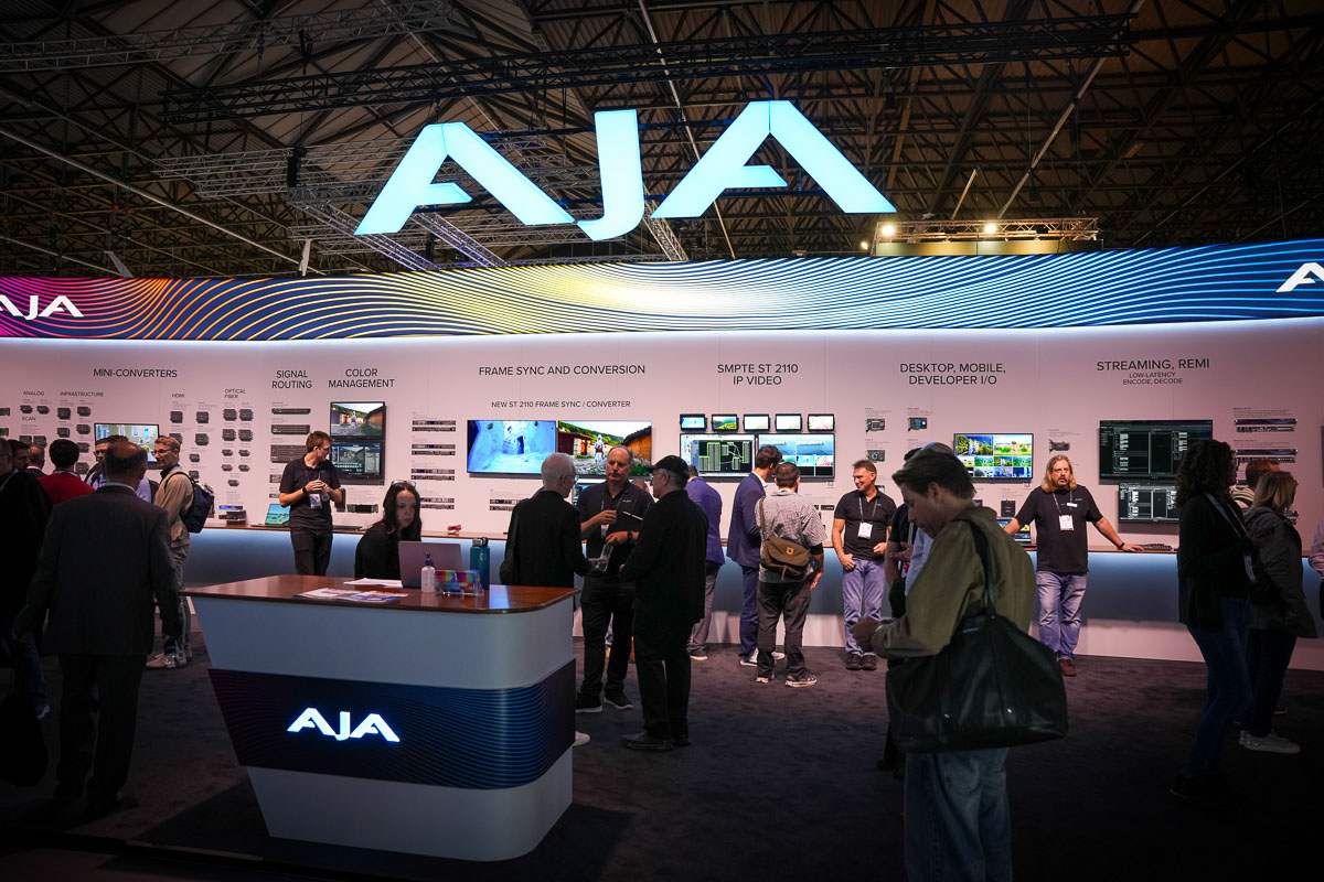 AJA auf der IBC2026 in Amsterdam