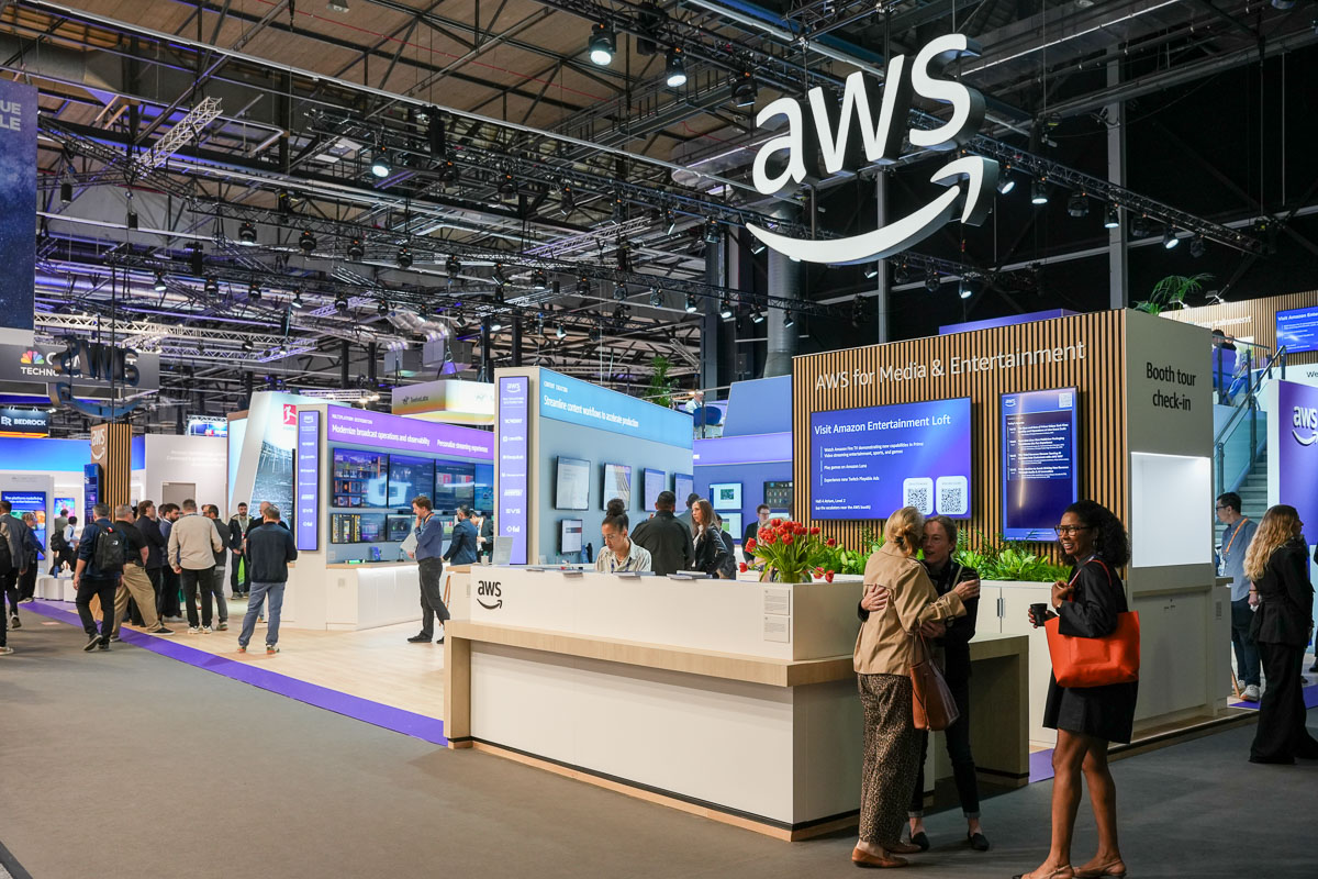 AWS-Stand auf der IBC
