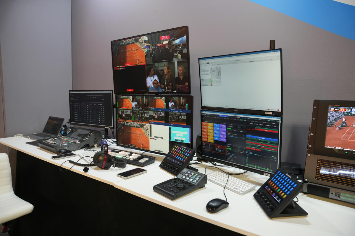 RoutePilot One im Demo-Aufbau auf der IBC