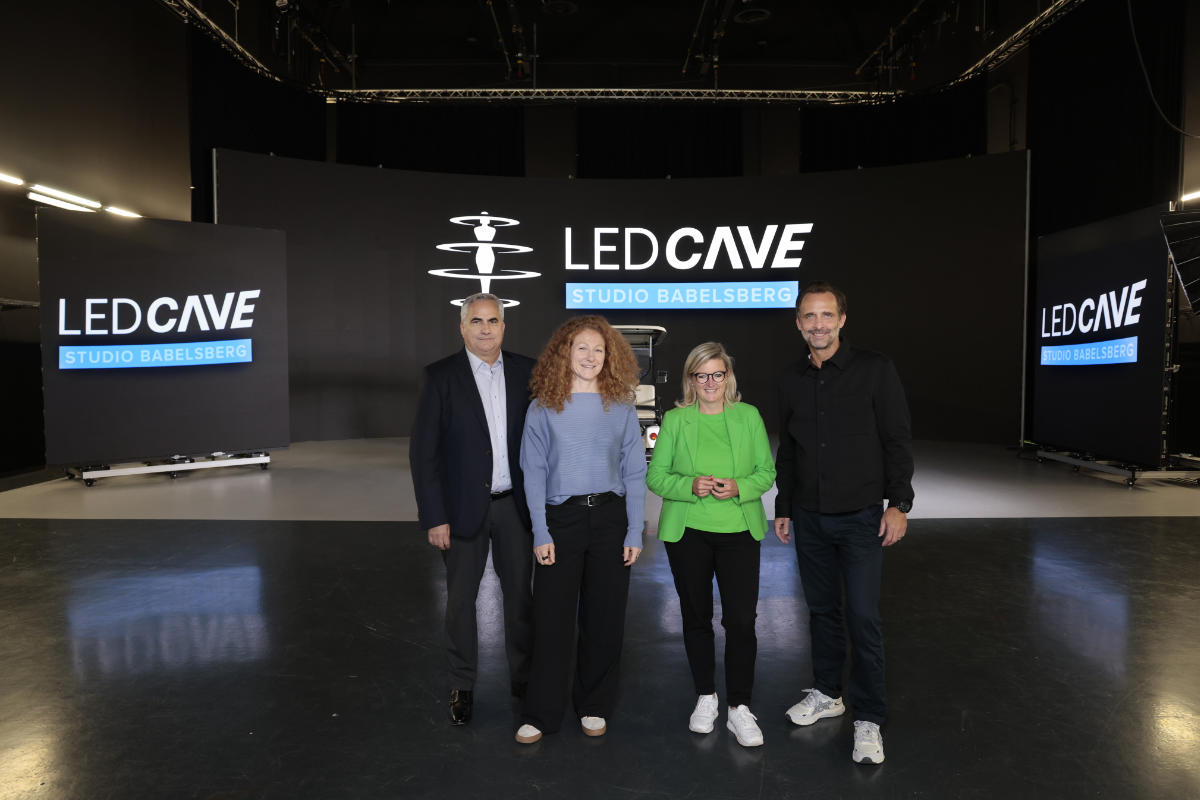 Eröffnung der Studio Babelsberg LEDCave in Babelsberg