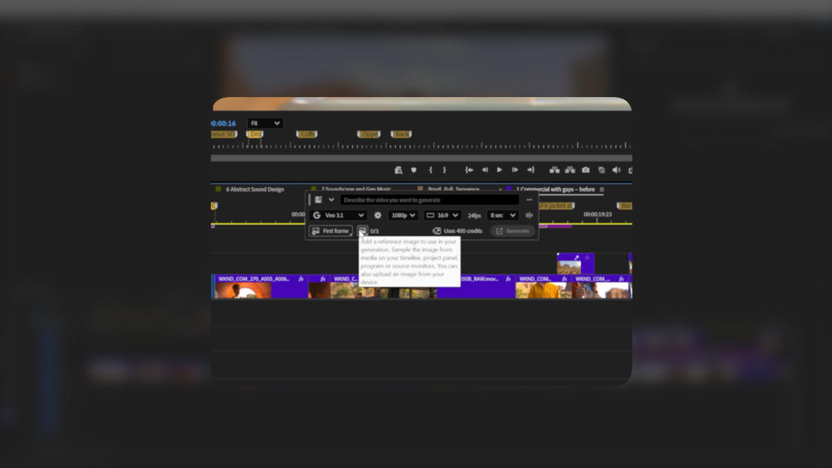 Referenzframes in Adobe Premiere