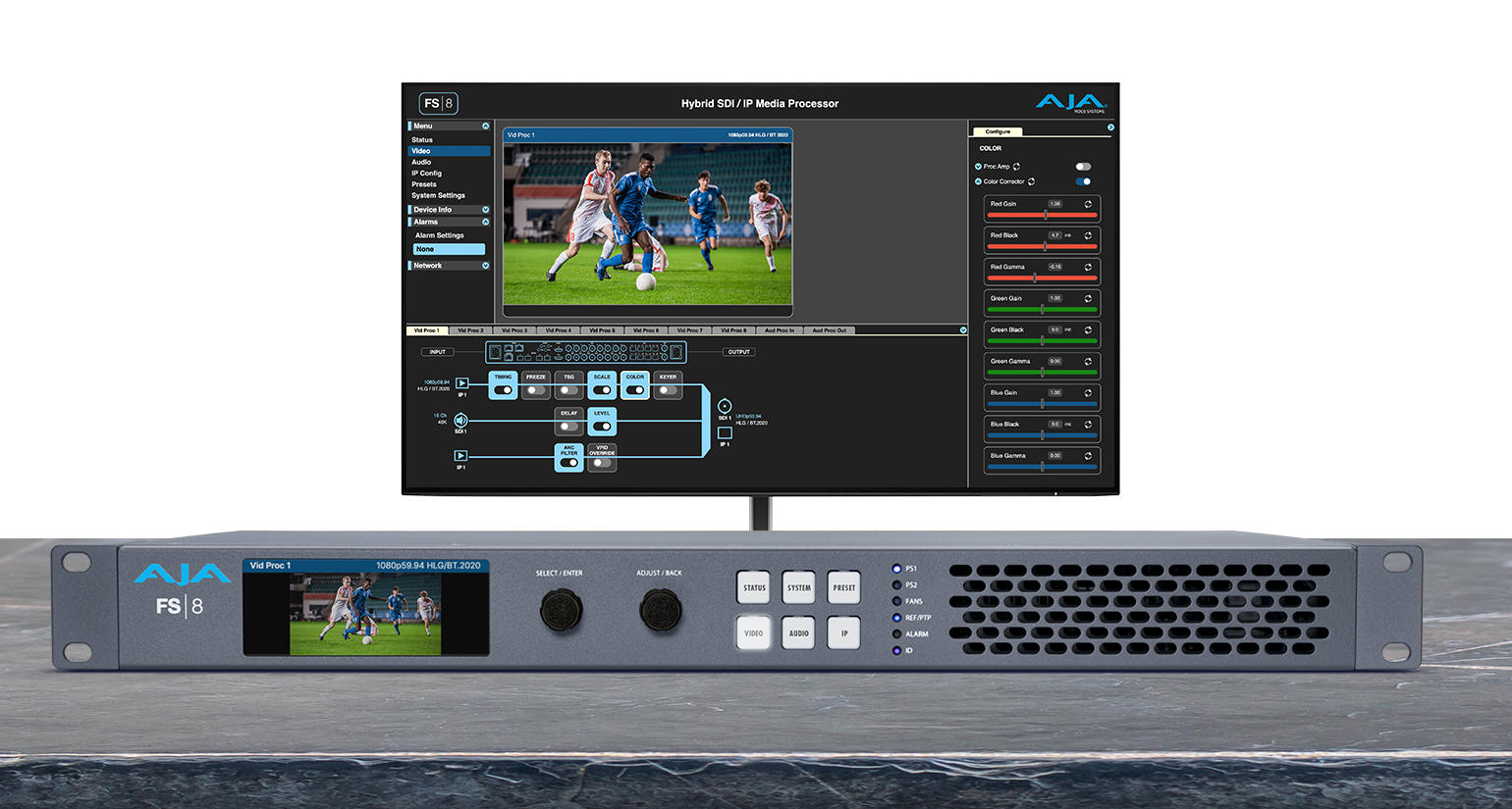 AJA FS8