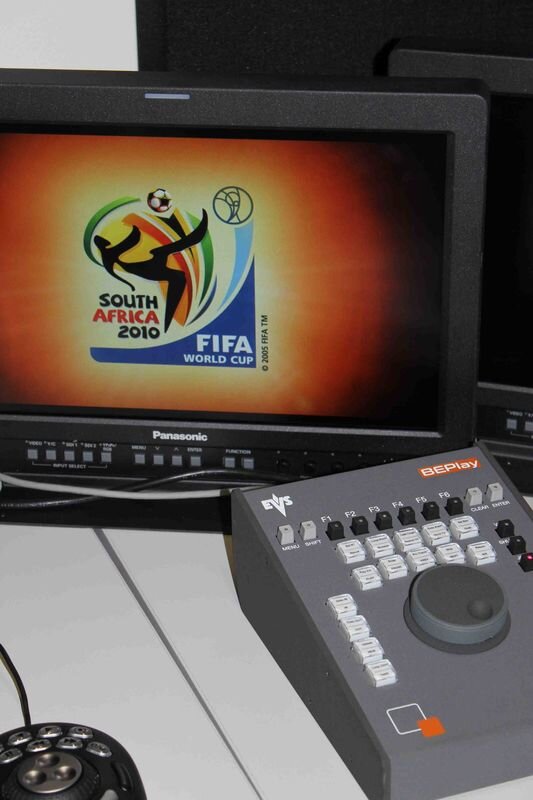 EVS Controller bei der FIFA WM 2010    