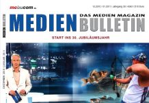 MEDIEN BULLETIN startet ins 30. Jubiläumsjahr MEDIEN BULLETIN startet ins 30. Jubiläumsjahr