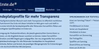 Mehr Transparenz bei der ARD Mehr Transparenz bei der ARD