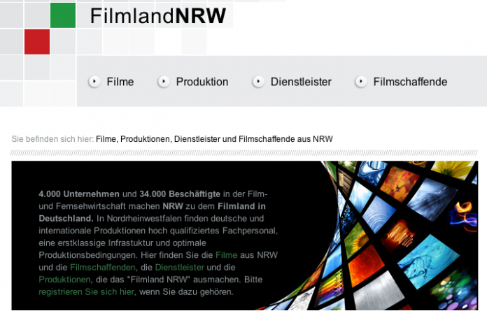VFFVmedia geht mit FilmlandNRW online VFFVmedia geht mit FilmlandNRW online