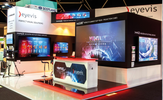 Eyevis Videocubes für den Broadcasteinsatz