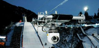 CAMCAT beim Neujahrsspringen in Garmisch CAMCAT beim Neujahrsspringen in Garmisch