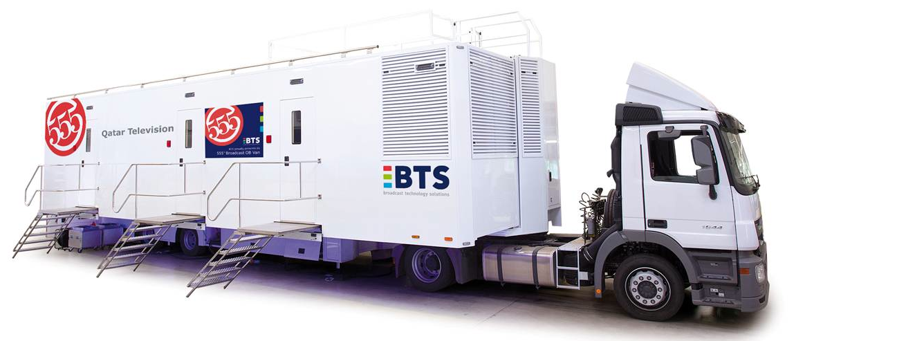 Derr 555. Ü-Wagen von BTS geht an Qatar Television