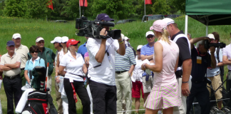 Europa-Premiere auf dem Green Europa-Premiere auf dem Green