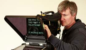 Telepromter-Kooperation bei Schnittpunkt Telepromter-Kooperation bei Schnittpunkt