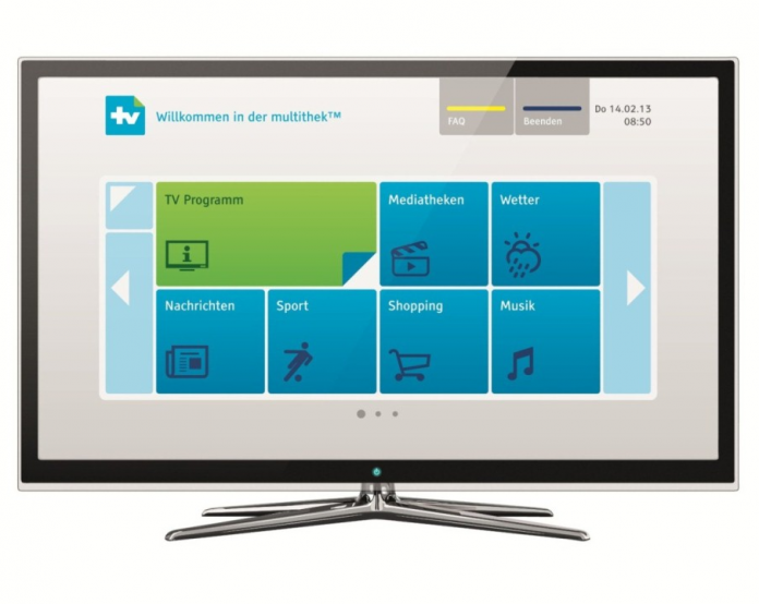 Start für Hybrid-TV-Portal „multithek“