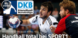 Sport.1 startet live in die neue Handballsaison Sport.1 startet live in die neue Handballsaison