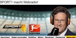 SPORT1 gewinnt Webradio-Rechte zur Bundesliga SPORT1 gewinnt Webradio-Rechte zur Bundesliga