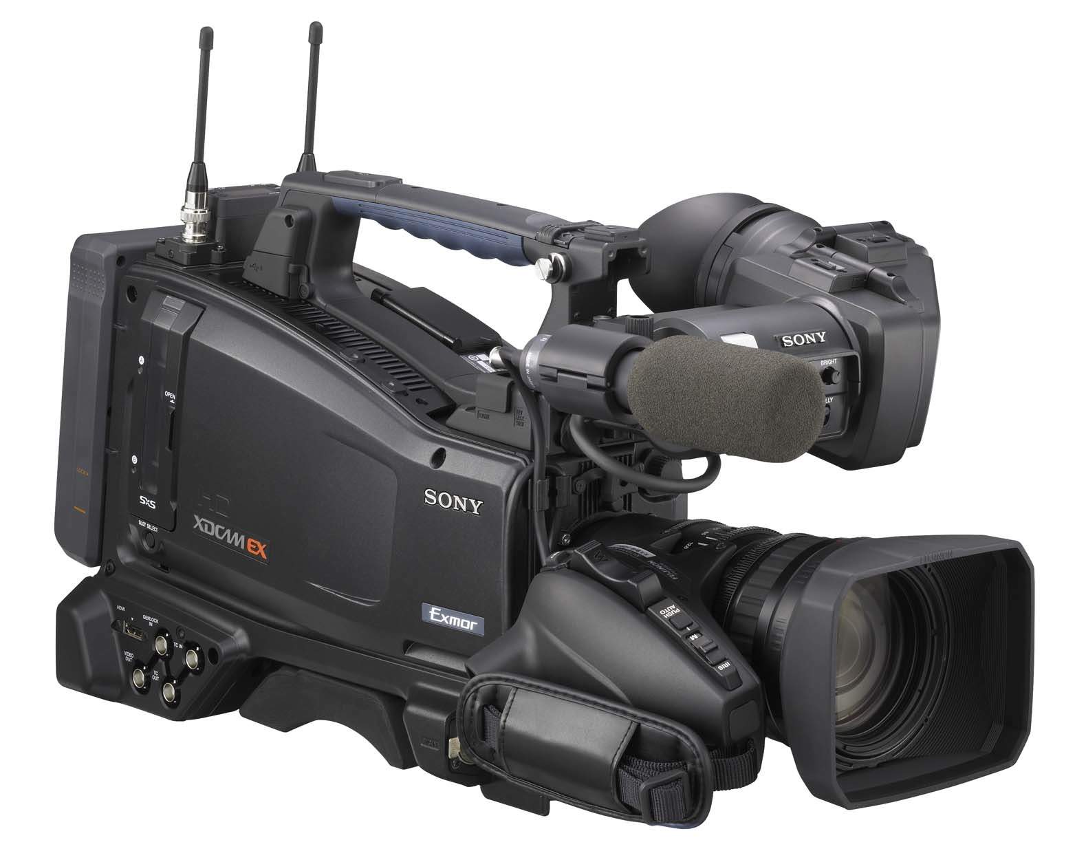 Der neue XDCAM ex Camcorder ist aufgebaut wie die PMW 350, verfügt jedoch über einen kostengünstigeren 1/2" -Aufnahmechip. Mit Optik kostet die Kamera rund 12.000 EUR, ohne 10.500 EUR.