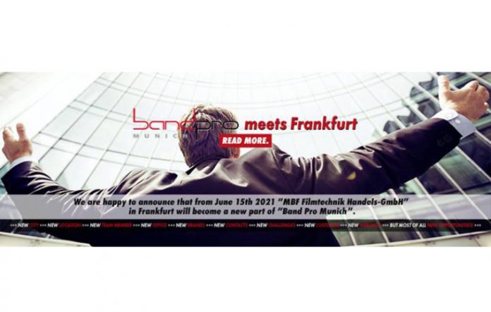 Band Pro Munich übernimmt MBF Filmtechnik