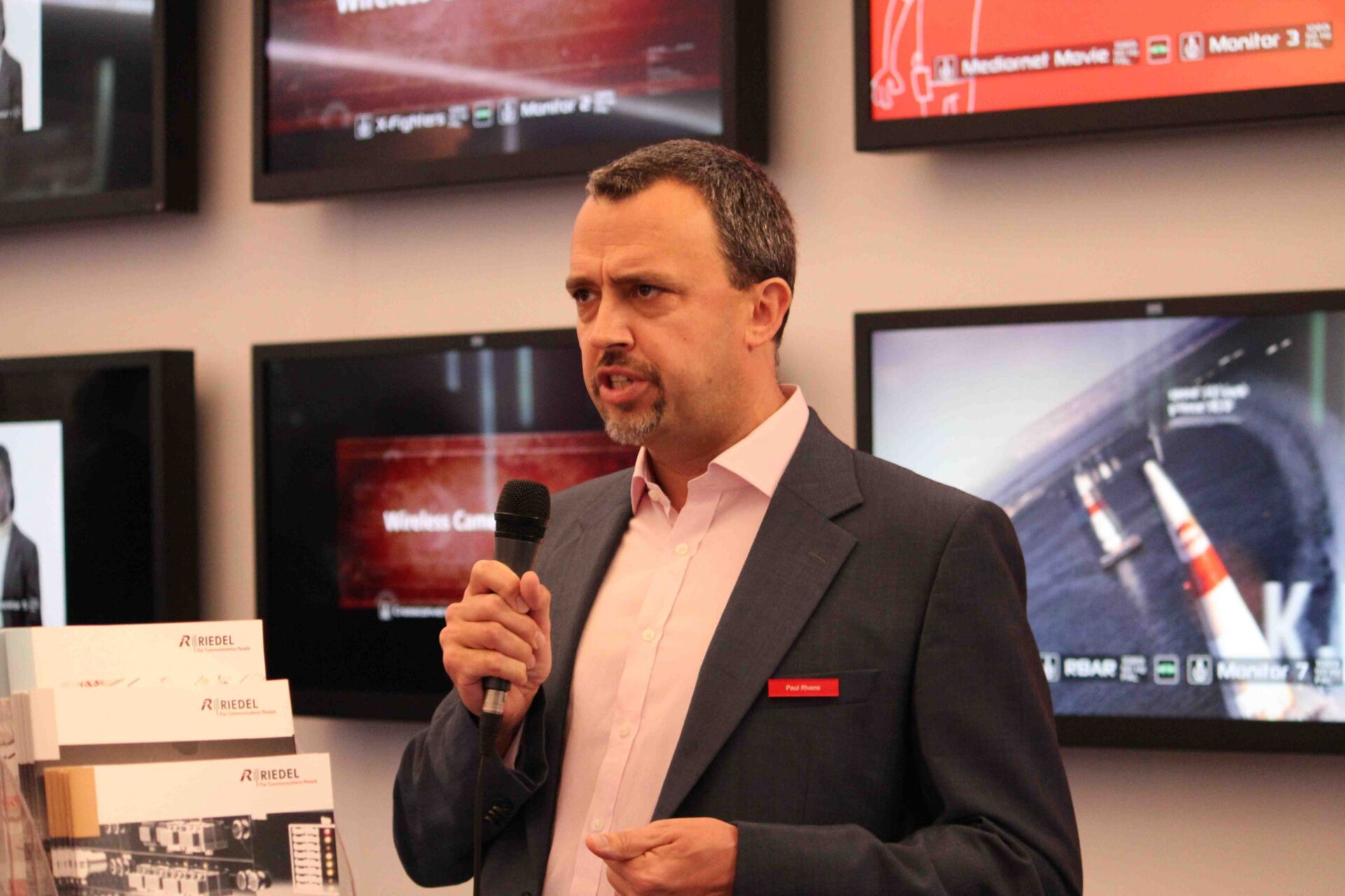 Paul Rivens, Sales Director von Riedel Communications