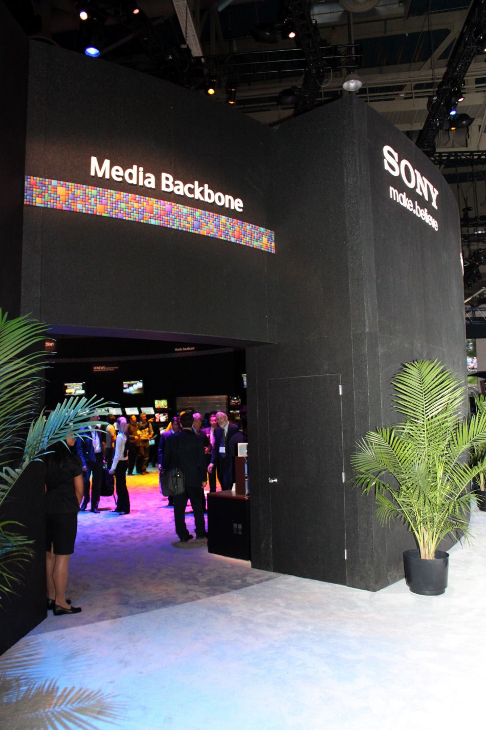 Zentraler Ort für Vernetzungs- und Workflow-Fragen auf dem NAB-Stand von Sony