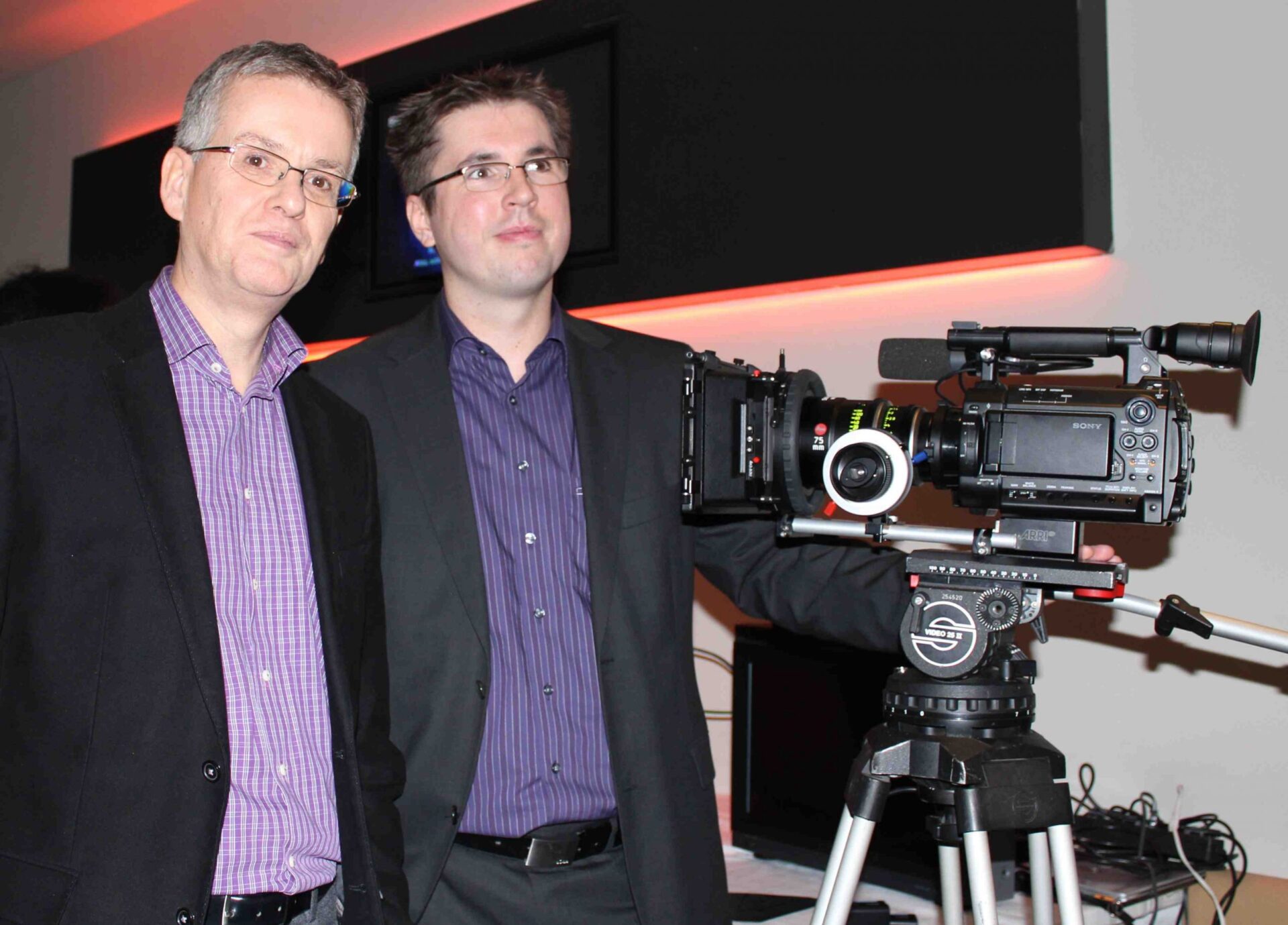Peter Sykes (li.) und Sebastian Leske